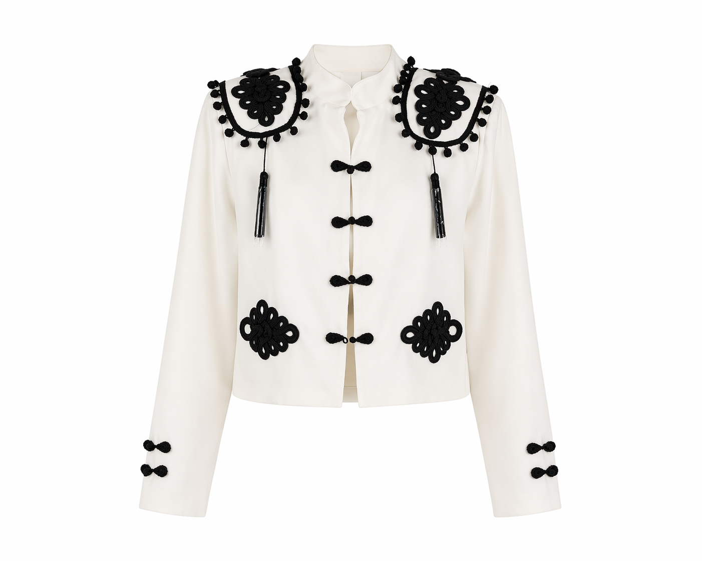 Chaqueta Goyesca con adornos en negro