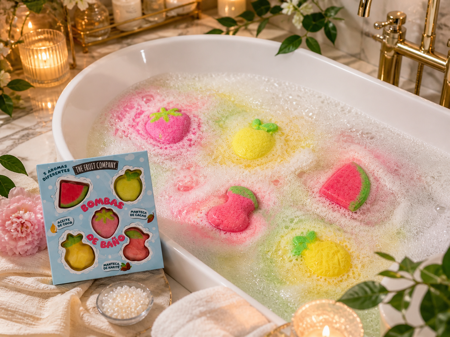 Bombas de Baño Aromáticas