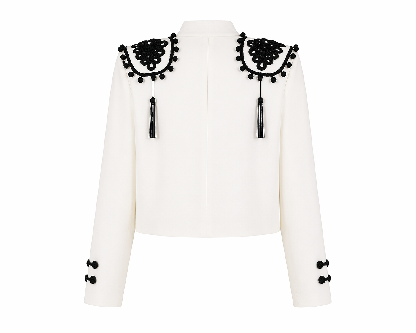 Chaqueta Goyesca con adornos en negro