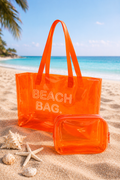 Bolsa de Playa semi-transparente Orange