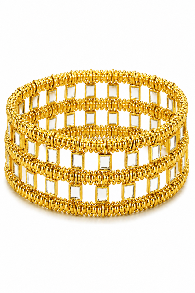 Chocker Cristalitos Dorados