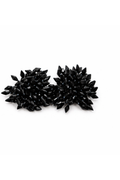 Pendientes Flor Negra
