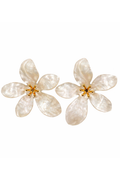 Pendientes Flor Nácar Elegante