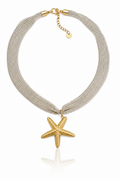 Collar Estrella de Mar Dorada