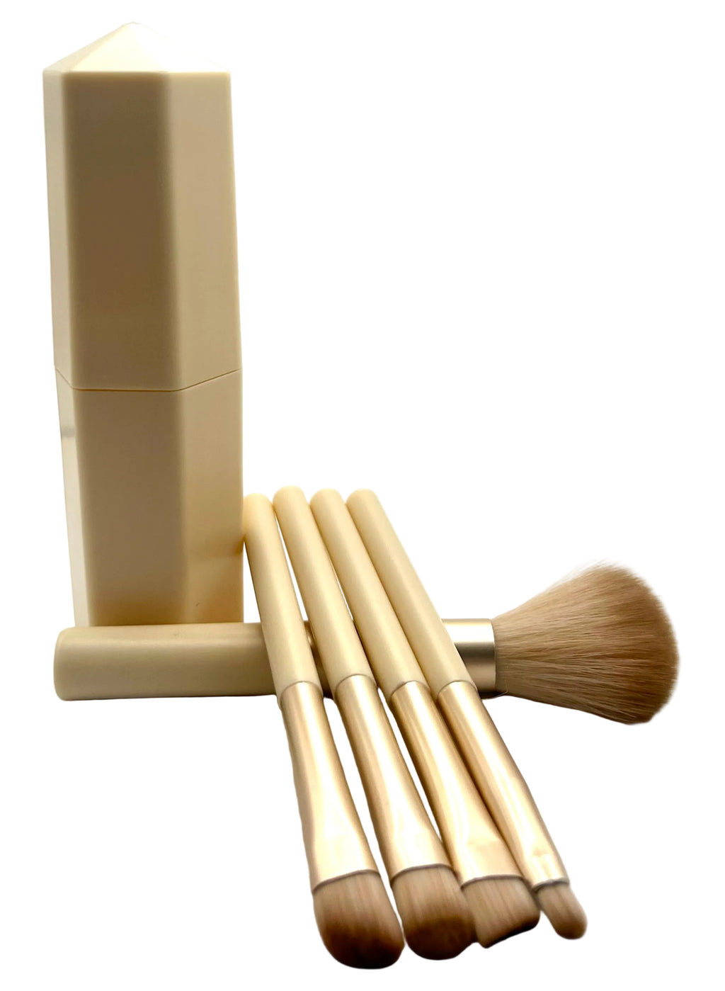 Brochas de Maquillaje de Viaje BF Beauty –  Kit Portátil de viaje con Estuche