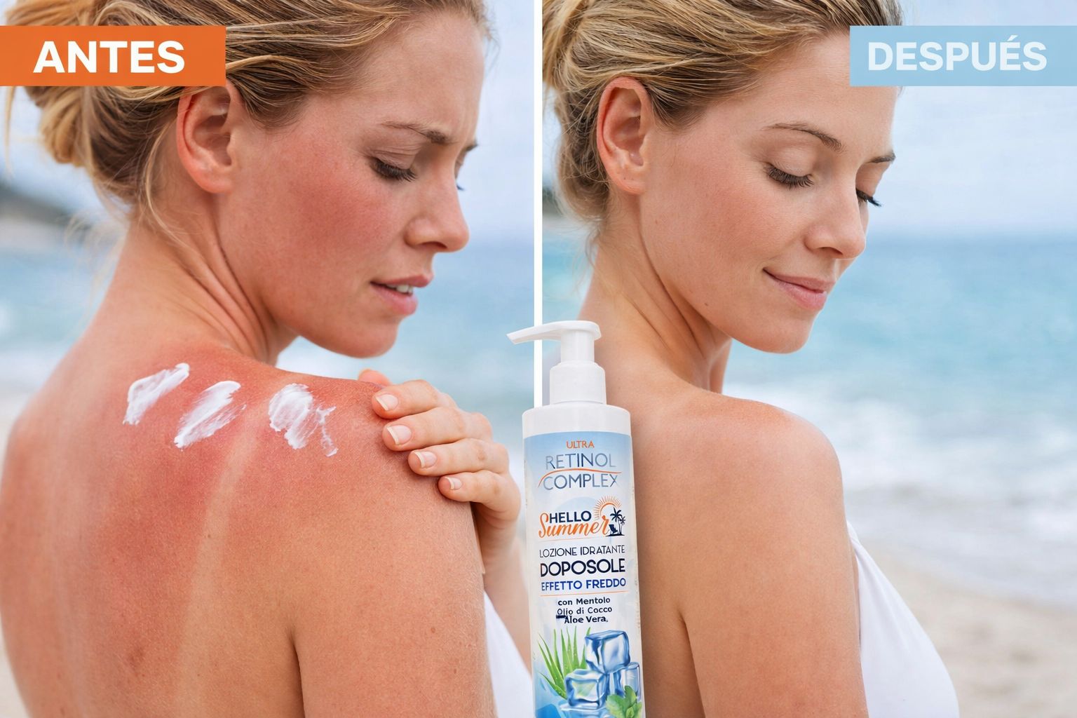 Aftersun Efecto Frío con Mentol y Aloe Vera