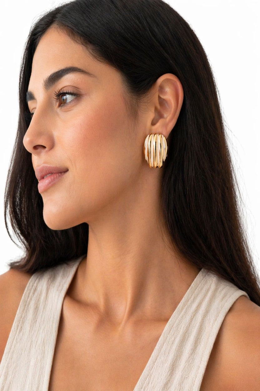 Pendientes Chunky Dorados
