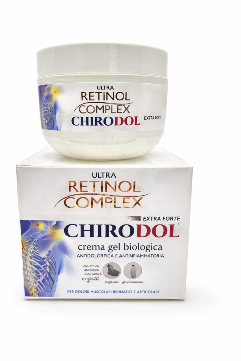 Crema Gel Retinol Complex Chirodol – Alivio Muscular y Articular Extra Fuerte