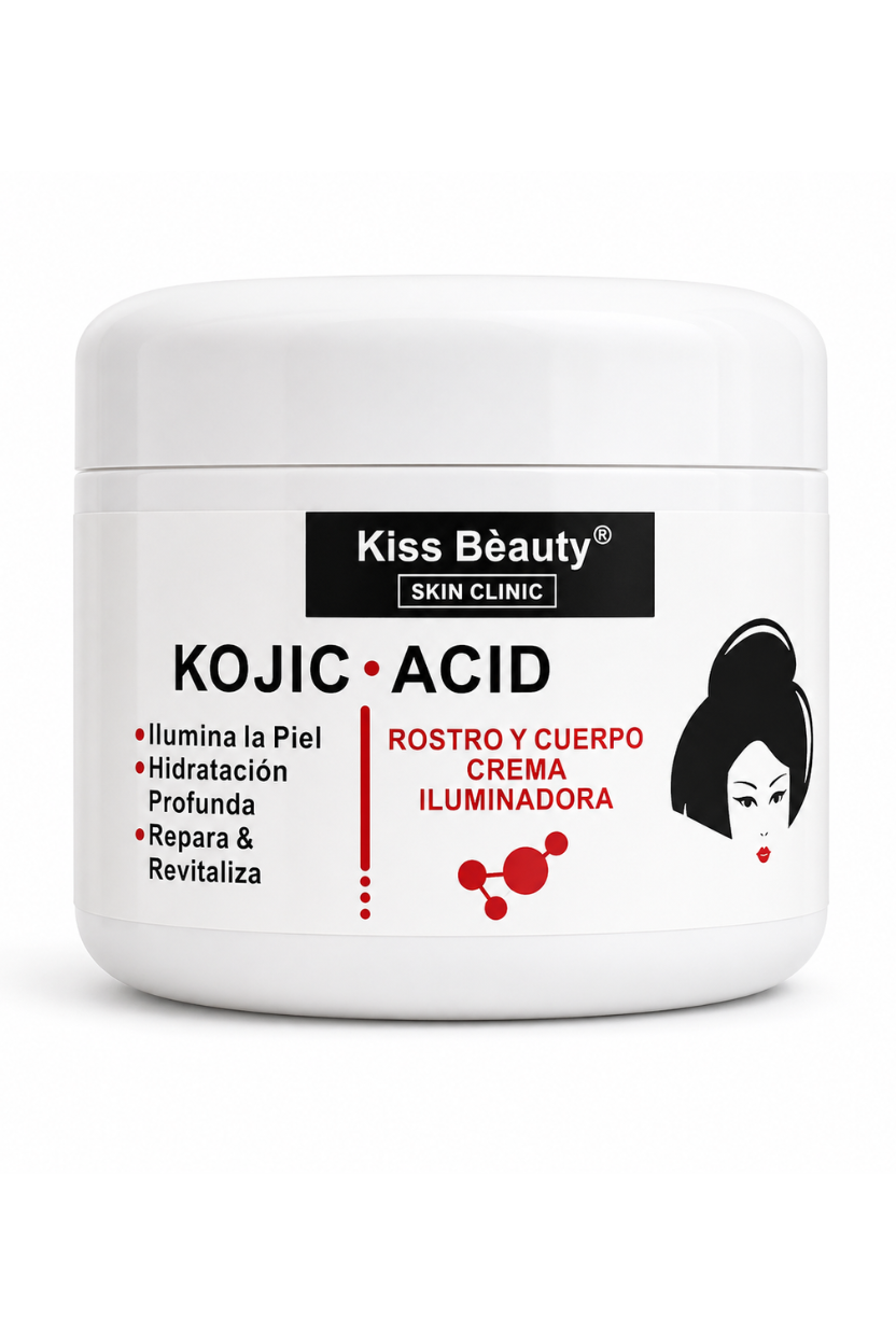 Crema Iluminadora con Ácido Kójico para Rostro y Cuerpo
