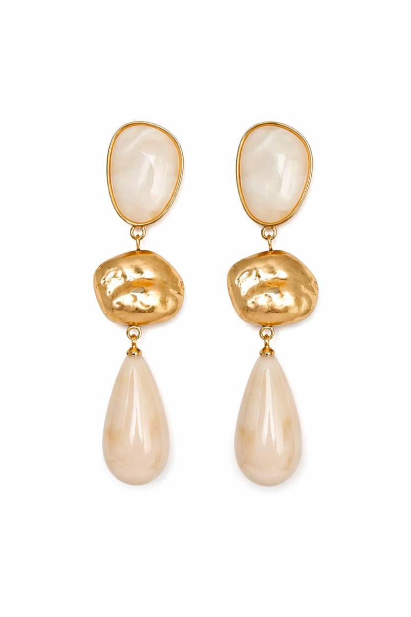 Pendientes Dorados Aura