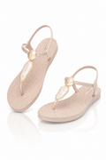 Sandalias Planas Beige