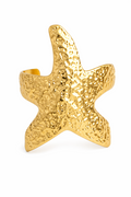 Brazalete dorado en forma de estrella de mar