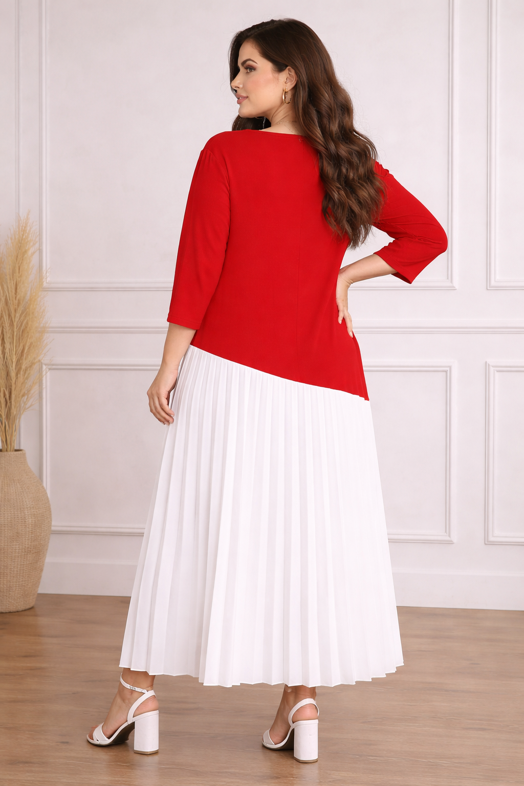 Vestido Vaporoso Bicolor
